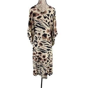 Day for Night Vintage Kaftan women's safari print